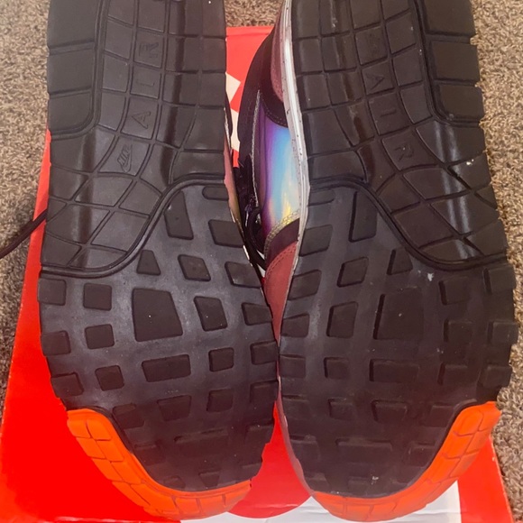 Nike Air Max 1 Mid Sneakerboot Deep Burgundy 8.5 - Picture 5 of 6